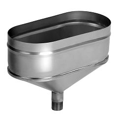 Конденсатосборник VOR овал 100x200 нерж321